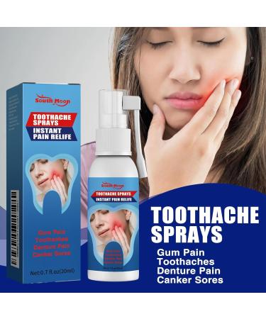 2PCS Toothache Relieving Spray Oral Care Spray Toothache Pain Relief for Adult for Teeth Health Instant Tooth Pain Relief Spray for Toothache Pain Spray for Toothache Relief Sore Gums Treatment - Buy Online on GoSupps.com
