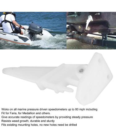 Universal Marine Speedometer Pitot Tube | Boat Speedometer Pickup Up to 80 MPH | White Finish - Buy Online on GoSupps.com