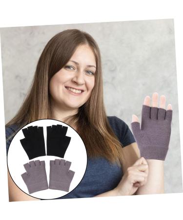 minkissy 2 Pairs Half Finger Moisturizing Gloves Winter Texting Gloves Moisturizing Repair Gloves Fingerless Gloves Fingerless Moisturizing Gloves Apparel Plant Essential Oil Miss Simple - Buy Online on GoSupps.com