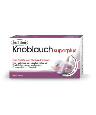 Dr B hm Garlic superplus dragees 30 pcs. dragees