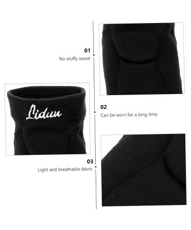 Mobestech Thick Sponge Elbow Pads & Braces for Men - Support Sleeves Splints & Protectors for Tennis & Volleyball | Black - Buy Online on GoSupps.com