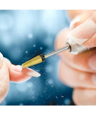 VOCOSTE Nail Drill Bits Tungsten Steel Nail Art Tools Gold Tone - Buy Online on GoSupps.com