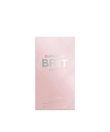 Burberry Brit Sheer Eau de Toilette Women's Floral Perfume With Notes of Black Grape Pink Peony & White Musk Long Lasting Fragrance 1.6 Fl Oz (Pack of 1) - Buy Online on GoSupps.com