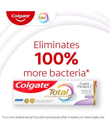 Colgate Total Active Prevention Gum Protect Whitening Toothpaste 3 Pack SLS Free Gingivitis Toothpaste for Bleeding Gums Redness Inflammation Irritation and Sensitivity 3.0 oz 3 Ounce (Pack of 3) - Buy Online on GoSupps.com