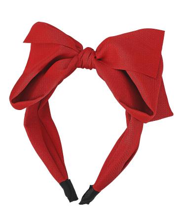 WLLHYF Red Bow Headband - Non-Slip Fashion Hair Accessory for Women, Valentine's Day Gift - Buy Online on GoSupps.com