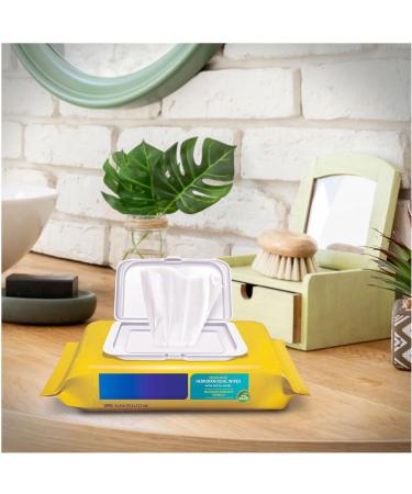 Hemorrhoid Wipes with Witch Hazel Flushable Biodegradable and Septic Safe - 180 Count - Buy Online on GoSupps.com