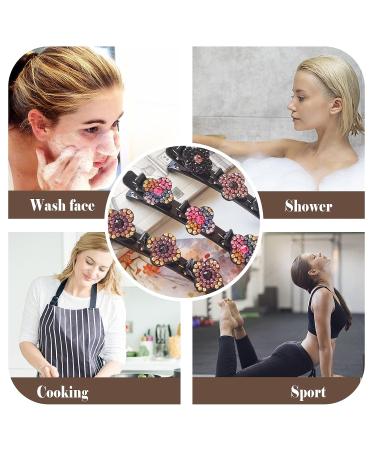 Sparkling Crystal Stone Satin Hair Bands and Braided Clips Set for Women and Girls - 8PCS - Buy Online on GoSupps.com