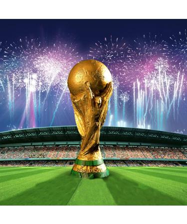 FEEYE 2022 World Cup Trophy Replica - Resin Soccer Collectible for Sports Fans - Gold Desktop Decor 8.3 - Buy Online on GoSupps.com