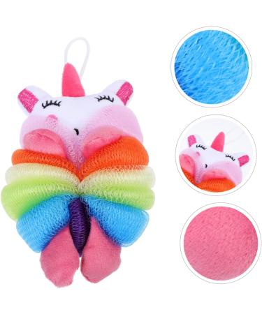Angoily Bath Ball Scrubber Sponge Shower Balls Wash Clothes for Baby Tools for Kids Loofah for Kids Cartoon Bath Flowers Shower Tools Bubble Makers Foam Ball Mesh Pink Child Pe - Buy Online on GoSupps.com