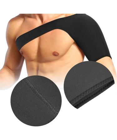 Adjustable Shoulder Brace for Men & Women | Recovery Support Strap | Pain Relief & Warmth (L46-49cm - Buy Online on GoSupps.com