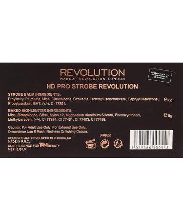 Makeup Revolution HD Pro Strobe Palette - Illuminate Your Beauty with Strobing Highlights - International Shipping Available - Buy Online on GoSupps.com