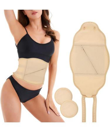 Duety 2/3Pcs Neck Waist Oil Pack Set Washable Reusable Essential Oil Wrap Mess-Free Oil Pack Wrap with Adjustable Elastic Strap Comfortable Oil Pack Leak-Proof Oil Pack for Neck Waist Relaxing 1 pair of chest pads Khaki No. 2 waist - Buy Online on GoSupps.com