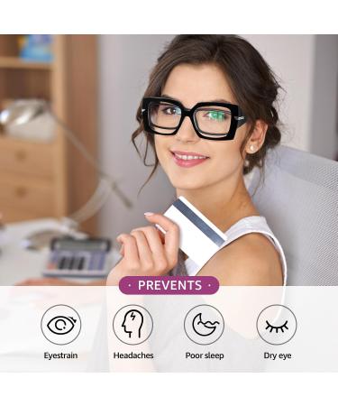 LVIOE Blue Filter Glasses - Reduce Eye Strain for Gamers & Non-Glasses Wearers | Blue Light Blocking | International Shipping - Buy Online on GoSupps.com