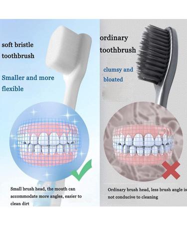 BREVI Premium Nano Toothbrush 4 Pack | Ultra-fine Soft Bristles for Sensitive Gums | Nordic-Inspired Design - Buy Online on GoSupps.com
