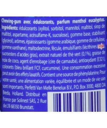 Mentos - Pure Fresh Menthol-Eucalyptus Chewing Gum - Sugar-free Chewing Gum - Long Lasting - Fresh Breath - 6 Boxes of 30 Dragees - Buy Online on GoSupps.com
