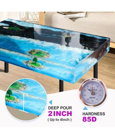 LET'S RESIN 51oz Deep Pour Epoxy Resin Kit - Crystal Clear & Bubble-Free Resin for River Tables and Wood Crafts - Buy Online on GoSupps.com