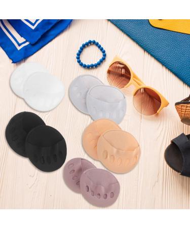 Buy COHEALI 5 Pairs Invisible Five Toe Socks - Forefoot Pads & Cushions for Women | Low Cut Cotton High Heel Liner Socks - Buy Online on GoSupps.com