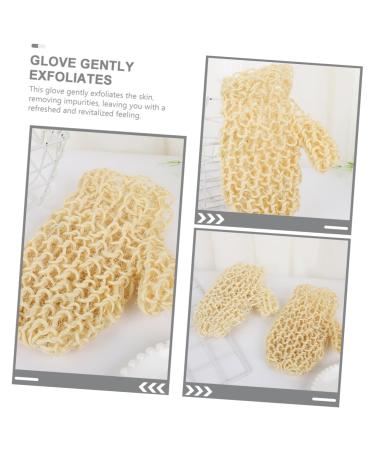 Shop Hemoton Braided Shower Gloves | Exfoliating Body Scrubber Mitts for Glowing Skin - Buy Online on GoSupps.com