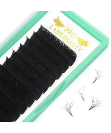 Easy fan lashes DD-05-10 Self-fleing eyelashes for volume technology C D Curl eyelash extension 8-15 mm length volume cocks (DD-0.05.10 mm)