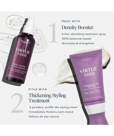 Virtue Flourish Hair Thinning Density Booster Spray - sulfate-free Hair Growth Treatment | 2 Fl Oz | Thickens Hair & Color Safe - Buy Online on GoSupps.com