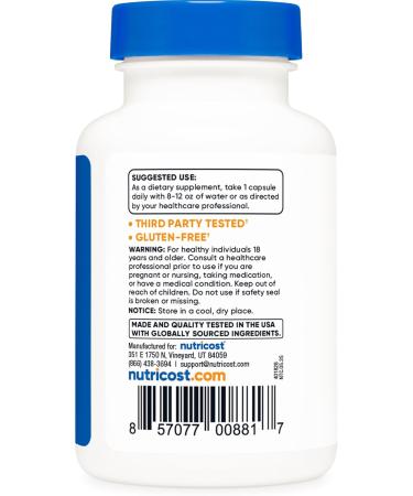 Nutricost Bilberry Capsules 1200mg Equivalent (90 Vegetarian Capsules) - Gluten Free and Non-GMO (Pack of 2) - Buy Online on GoSupps.com