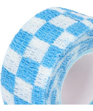 Self Adhesive Bandage Wrap - Lightweight Finger Tape for Anti Wear & Calluses - Blue Plaid - International Shipping - Buy Online on GoSupps.com