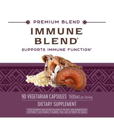 Nature's Way Immune Blend 1600mg - 90 Vegetarian Capsules for Optimal Health - Buy Online on GoSupps.com