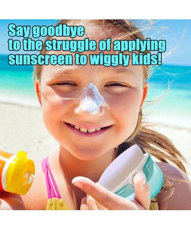 Sun Protection Applicator for Children | Sunscreen Buddy Brush (2PC) - Travel-Friendly Sunblock Lotion Applicator - Buy Online on GoSupps.com