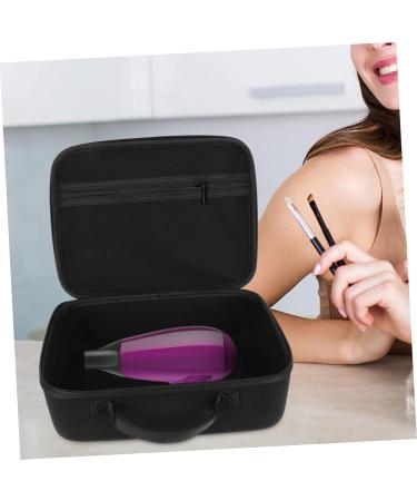 Gogogmee 1pc Hair Dryer Storage Bag Carrying Portable Travel Pouch for Hair Styling Tools Suitcase Black Eva - Buy Online on GoSupps.com