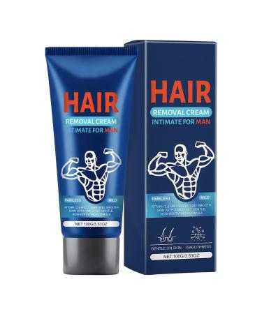 Hair Removal Cream for Skin | Non-Greasy Hair Removal | Body Hair Removal Treatment - For Arms Underarms Bikini Area Back Shoulders Chest Holidays Swimming Gym Athletes