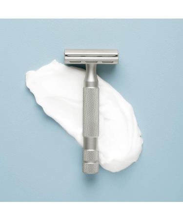 ROCKWELL RAZORS 6S Stainless Steel Double-Edge Safety Razor - 6 Adjustable Shave Settings, 5 Blades - Silver (8 Piece Set) - Buy Online on GoSupps.com