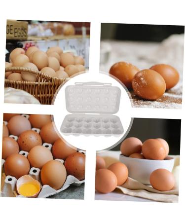 Zerodeko Egg Storage Box Drawers Food Tray Dispenser Egg Cartons Plastic Egg Holder Dog Duck Eggs re-usable - Buy Online on GoSupps.com