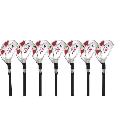 Majek Senior Mens Golf All Hybrid Complete Full Set, which Includes: #4, 5, 6, 7, 8, 9, PW Senior Flex Right Handed New Utility A Flex Club - Buy Online on GoSupps.com