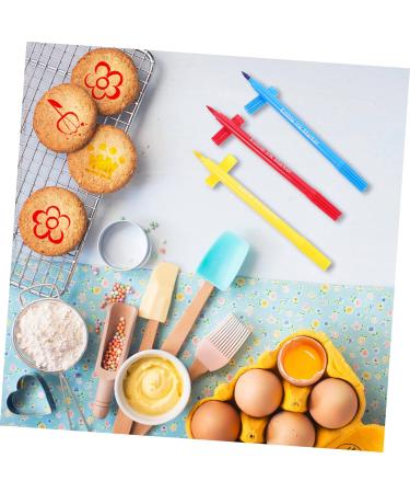 PRETYZOOM 3pcs Baking Pen Edible Color Pens Pen for Cake Gummy Foods Baking Coloring Marker Food Pen Plastic - Buy Online on GoSupps.com