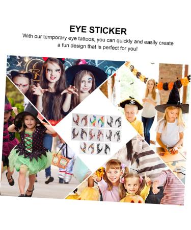 Ipetboom 8 Pairs Eye Shadow Eyeliner Stickers Eye Stickers Eye Eye Makeup Stickers Eye Shadow Stickers Eye Liners Sticker Makeup Stickers Paper Halloween Eyeshadow - Buy Online on GoSupps.com