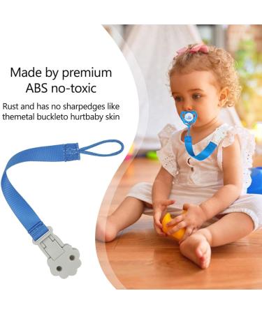 Jomewory Pacifier Holder | Durable & Soft Paci Clips | Ideal Infant Birthday Gift for Girls | Washable & Easy to Use - Buy Online on GoSupps.com