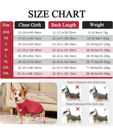 Shop Hjyokuso Dog Sweater - Warm Fleece Coats for Small to Large Dogs | Bright Red Winter Dog Jacket for Outdoor Comfort - Buy Online on GoSupps.com
