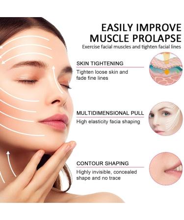 Ruban de Lifting Invisible Bandes et Bandes de Lifting du Visage pour Les bajoues Ruban de Lifting du Cou Autocollant de Levage du Visage pour soulever la Peau affaiss e et Lisser Les Rides - Buy Online on GoSupps.com