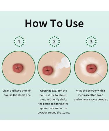 Stoma Powder - Medical Protective Skin Barrier Powder for Ostomy Care | 1oz (2 Bottles) - Best Supplies for Skin Protection - Buy Online on GoSupps.com