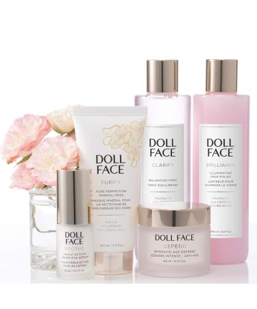 DOLL FACE Brilliance Illuminating Face Polish | Facial Exfoliator Scrub | Pore Purifier | 8oz - Buy Online on GoSupps.com