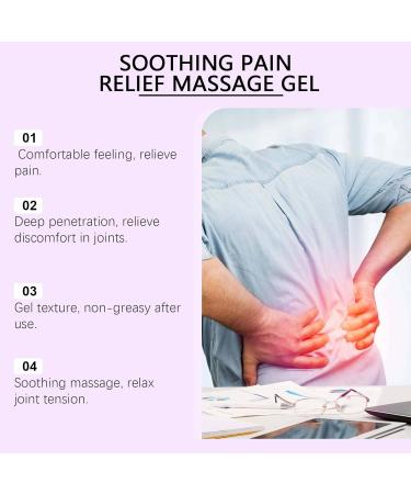 Gel de massage antidouleur cr me absorption rapide pour le soulagement des douleurs musculaires et articulaires pour le dos la nuque les paules les genoux et la r cup ration sportive - Buy Online on GoSupps.com