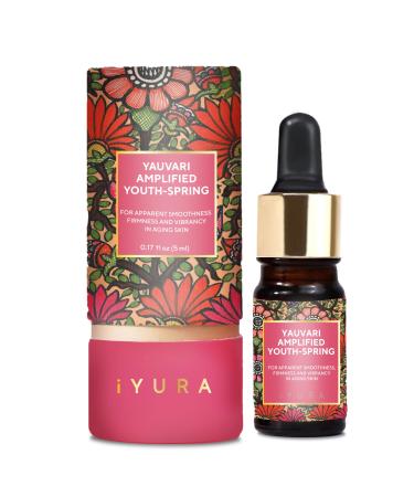 iYURA Mini Yauvari Amplified Youth Spring Firming Moisturizer with Natural Protein Vitamin A B & E For Plump Smooth & Intensely Moisturized Skin 0.17 fl oz 0.17 Fl Oz (Pack of 1)