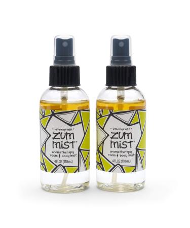 Zum Mist Room and Body Spray - Lemongrass - 4 fl oz (2 Pack)