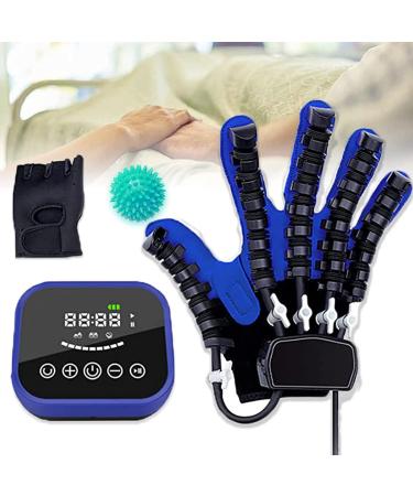 Rehabilitation Robot Gloves Finger and Hand Function Rehabilitation Trainer Recovery Exercise Physio Equipment for Arthritis Stroke Hemiplegia Patient XXL Left-Hand Left-hand XX-Large