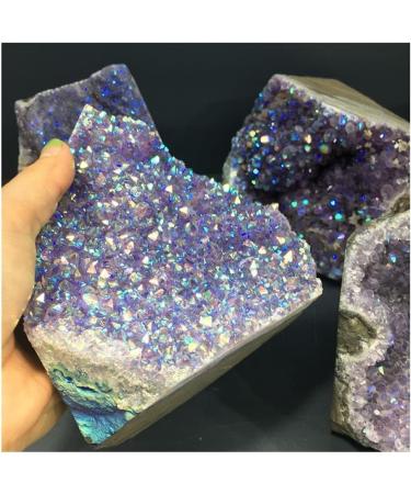 Natural Amethyst geode Quartz Cluster Crystal Specimen Home Collections 1400-1500g - Buy Online on GoSupps.com