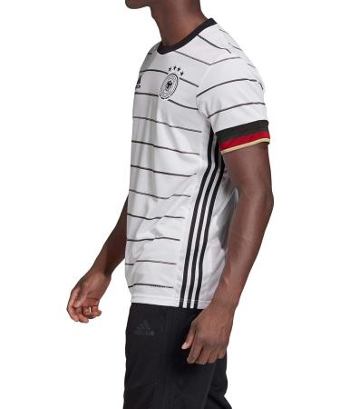 adidas Men's DFB TR Jsy T-Shirt XL - Stylish White/Black Soccer Tee for International Shipping - Buy Online on GoSupps.com