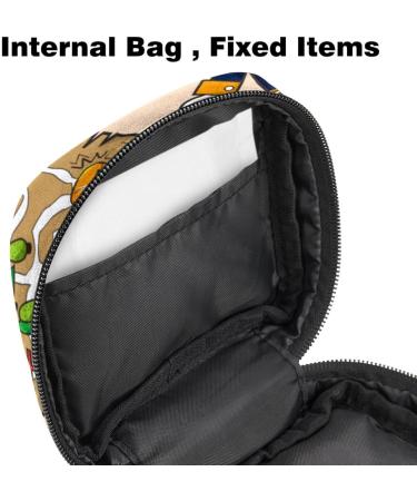 Shop Pirate-Themed Storage Bags for Women Zippered Cup Pockets Menstrual Inserts & More Multi-Colored Design - Buy Online on GoSupps.com