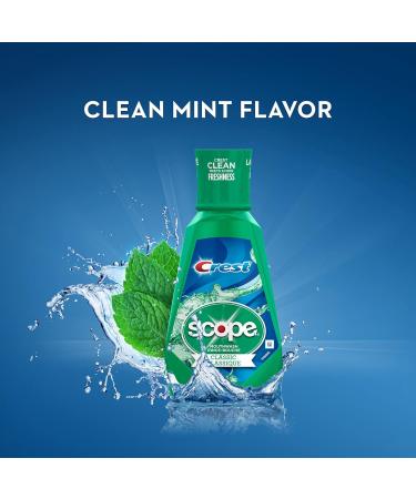 PROCTER & GAMBLE Crest + Scope Rinse Classic Mint 36 Ml Bottle 180/carton - Buy Online on GoSupps.com