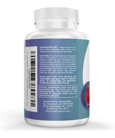 Foxxy Doc CoQ10 200mg - 200 Caps - Non-GMO Supplement for Brain, Heart, Muscle & Cells - Best Price - 6.5 Month Supply - Buy Online on GoSupps.com
