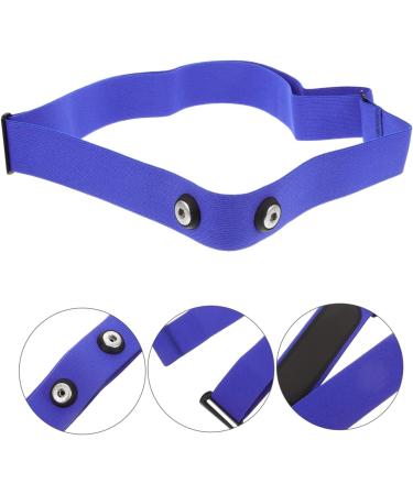 High-Quality Blue Heart Rate Monitoring Belt - Combined Heart Frequency Meter Chest Strap for Sports - Elastic Nylon - 17.00x3.00x0.10cm - International Shipping Available - Buy Online on GoSupps.com